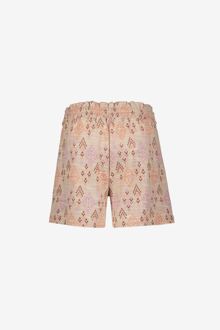 Geisha Shorts mit Aztekenprint