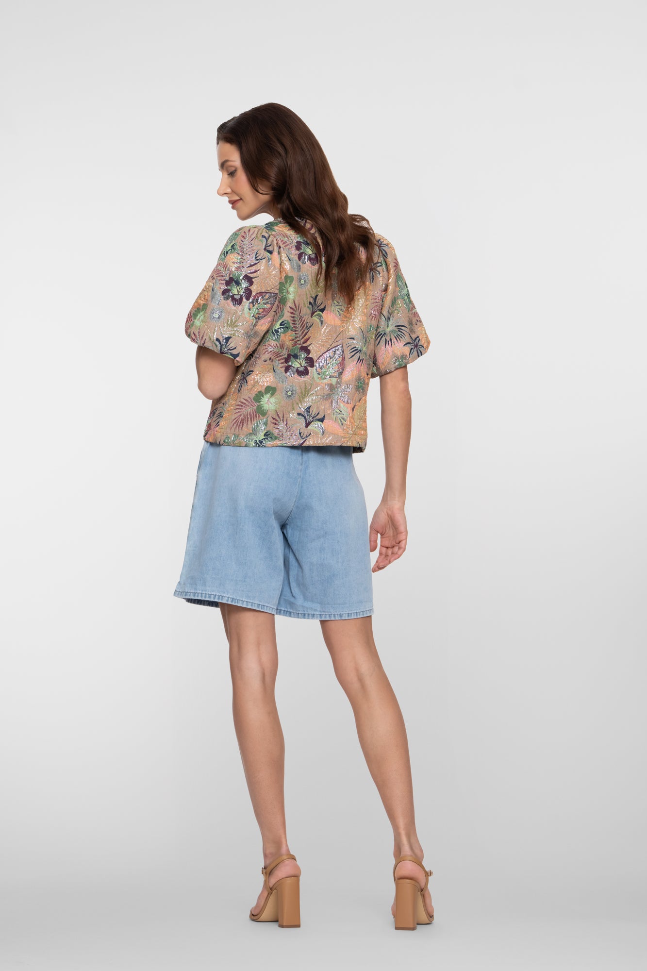Geisha Shorts mit elastischem Bund und Loose Fit