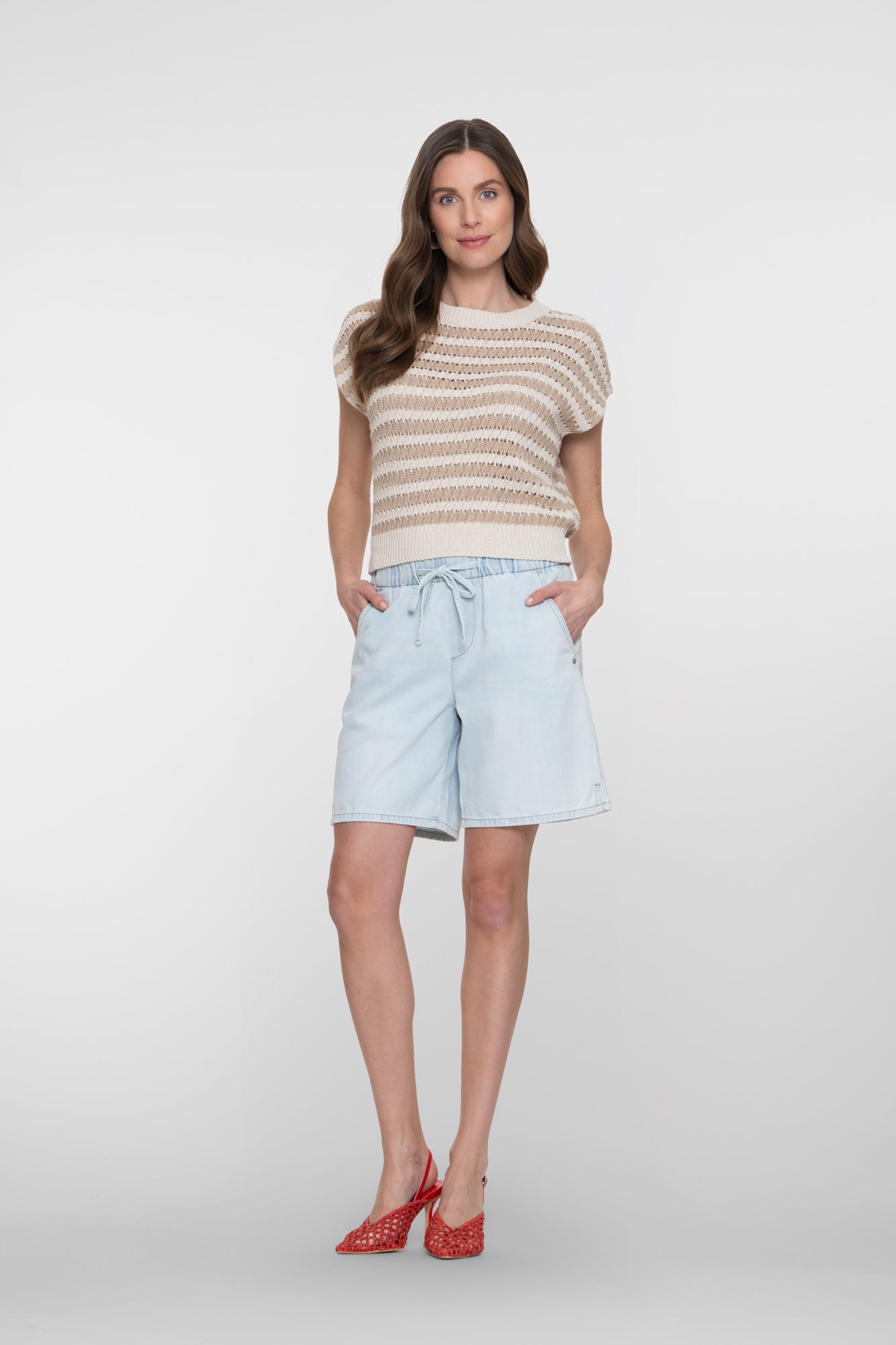 Geisha Denim Loose Fit Shorts