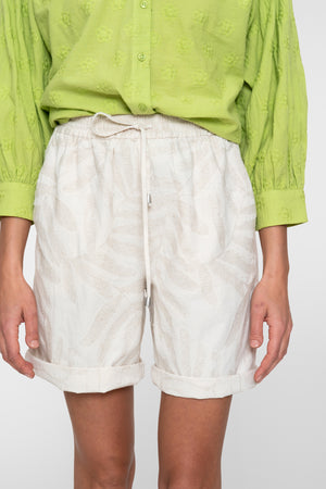 Geisha Jaquard Shorts mit elastischem Bund