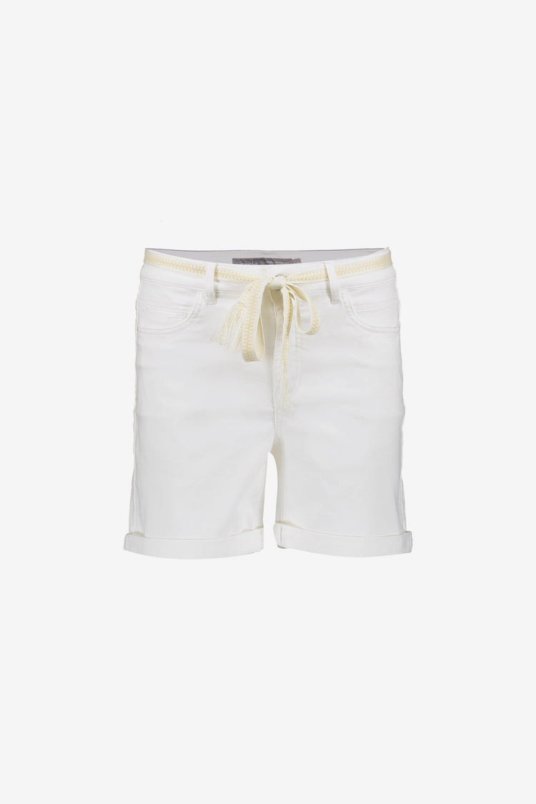 Geisha Shorts mit Bindegürtel und Taschen