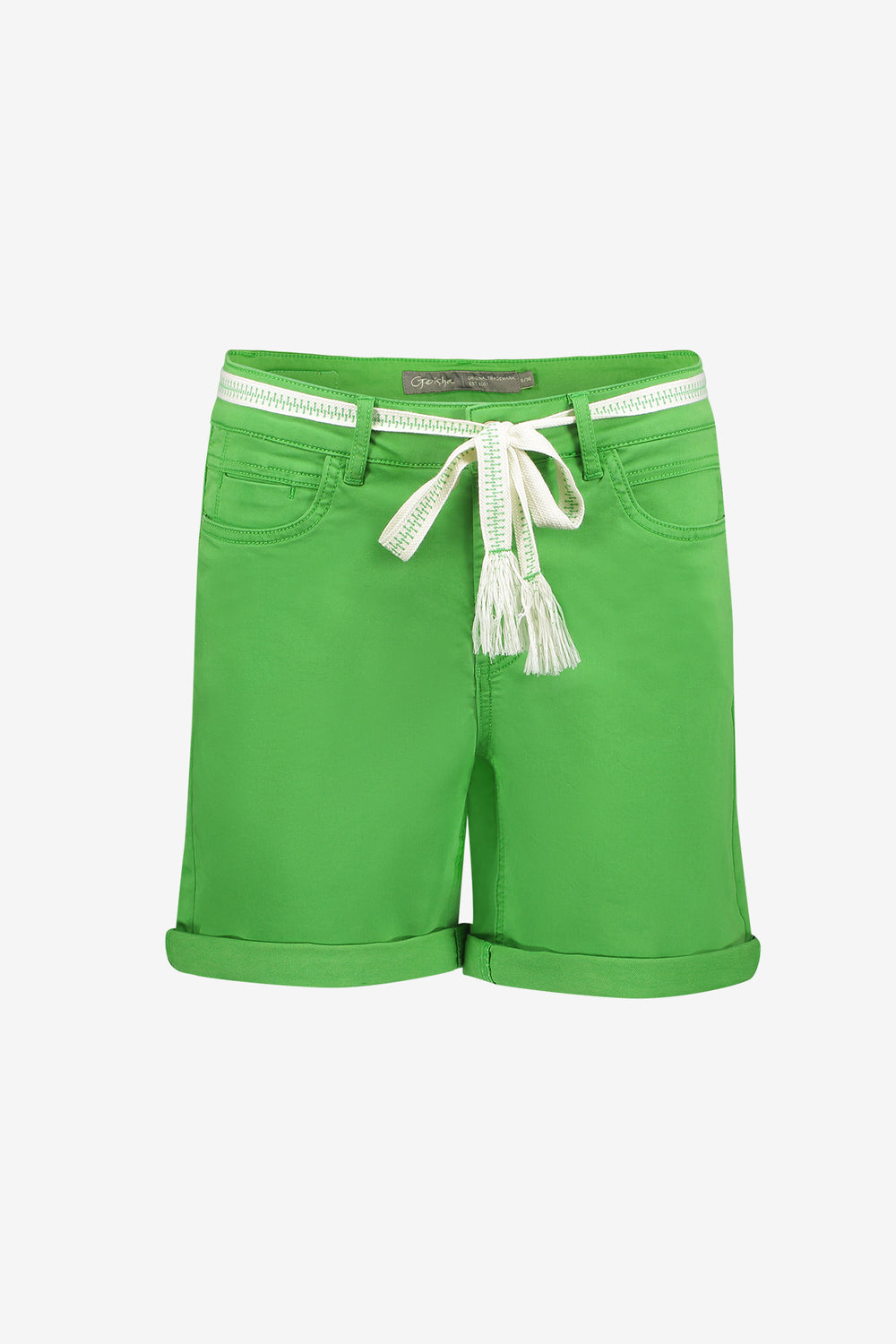 Geisha Shorts mit Bindegürtel und Taschen