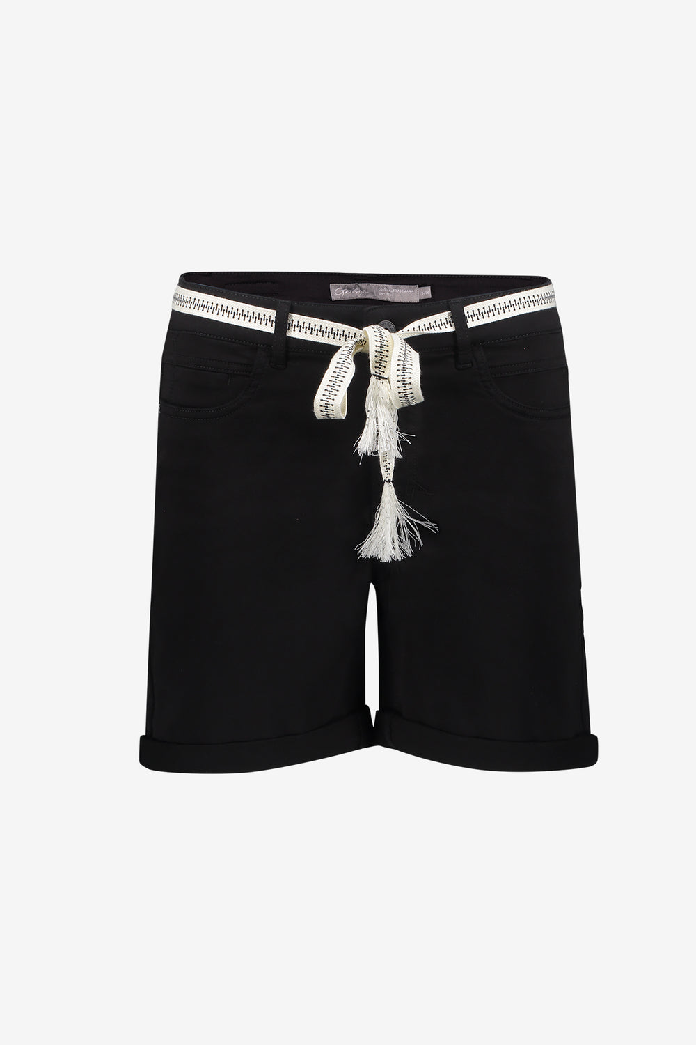 Geisha Shorts mit Bindegürtel und Taschen