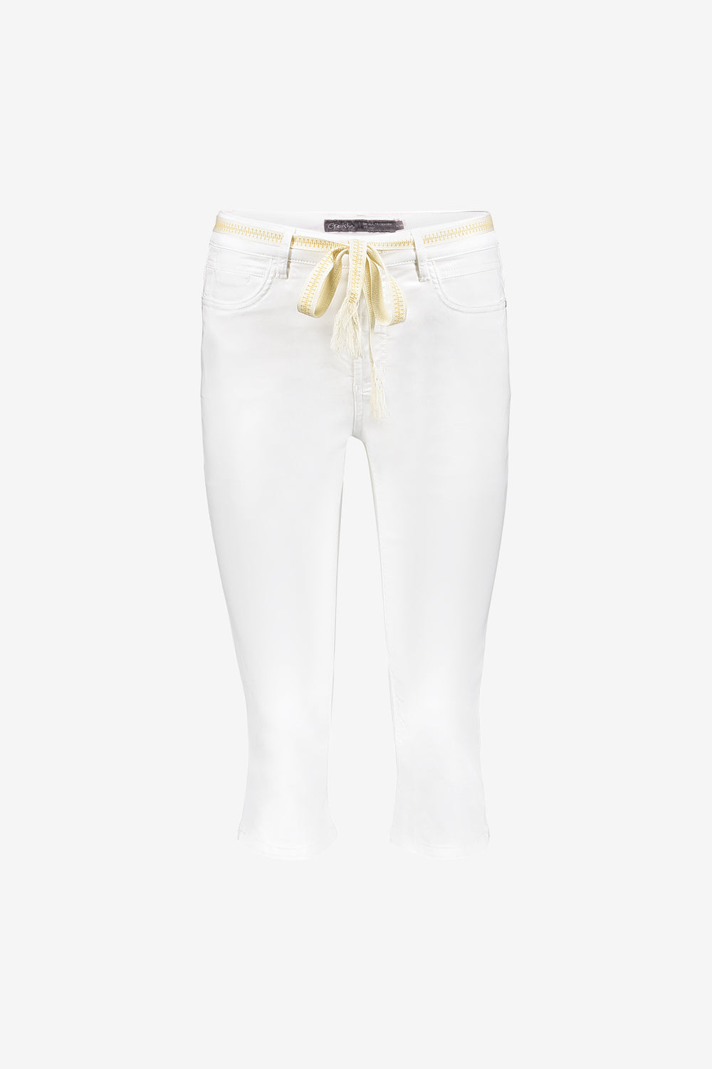 Geisha Capri-Jeans mit Bindegürtel und komfortabler Passform