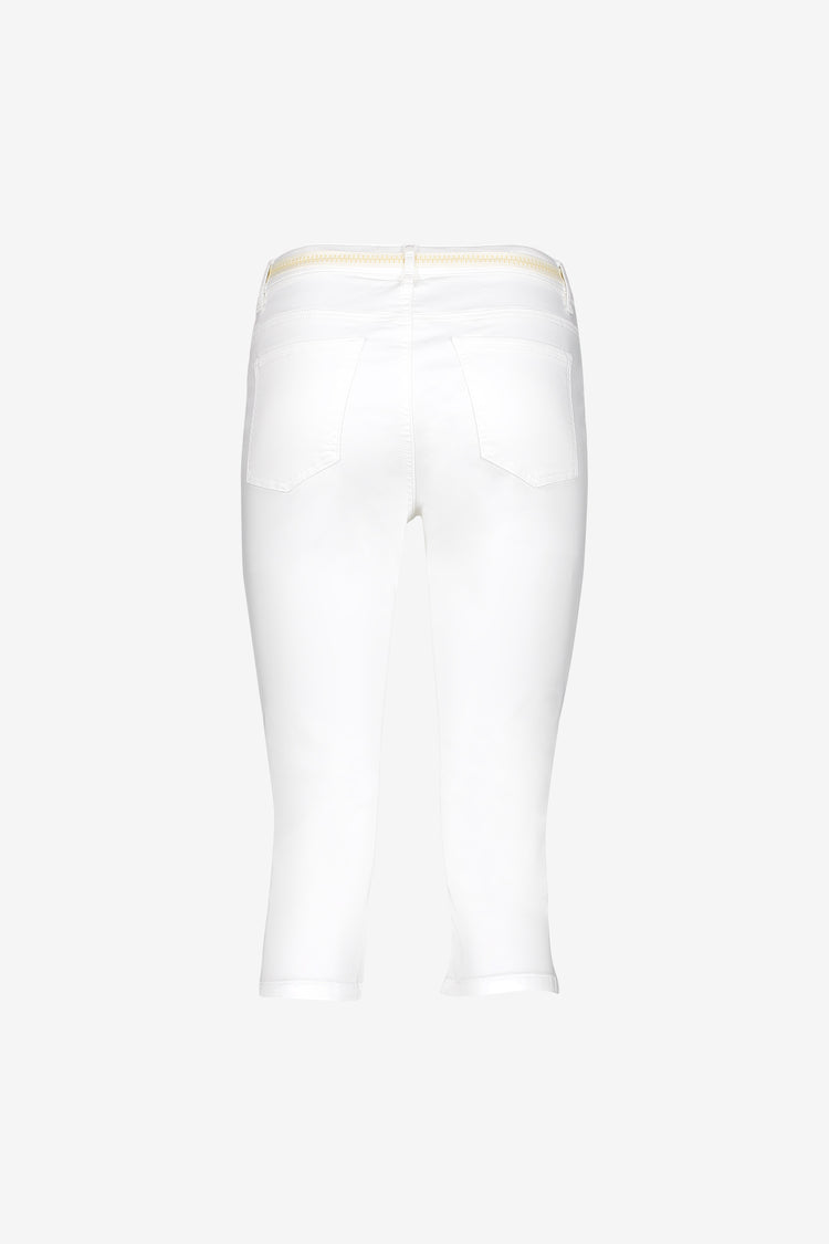 Geisha Capri-Jeans mit Bindegürtel und komfortabler Passform