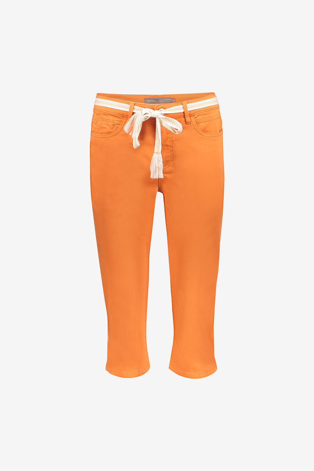 Geisha Capri-Jeans mit Bindegürtel und komfortabler Passform