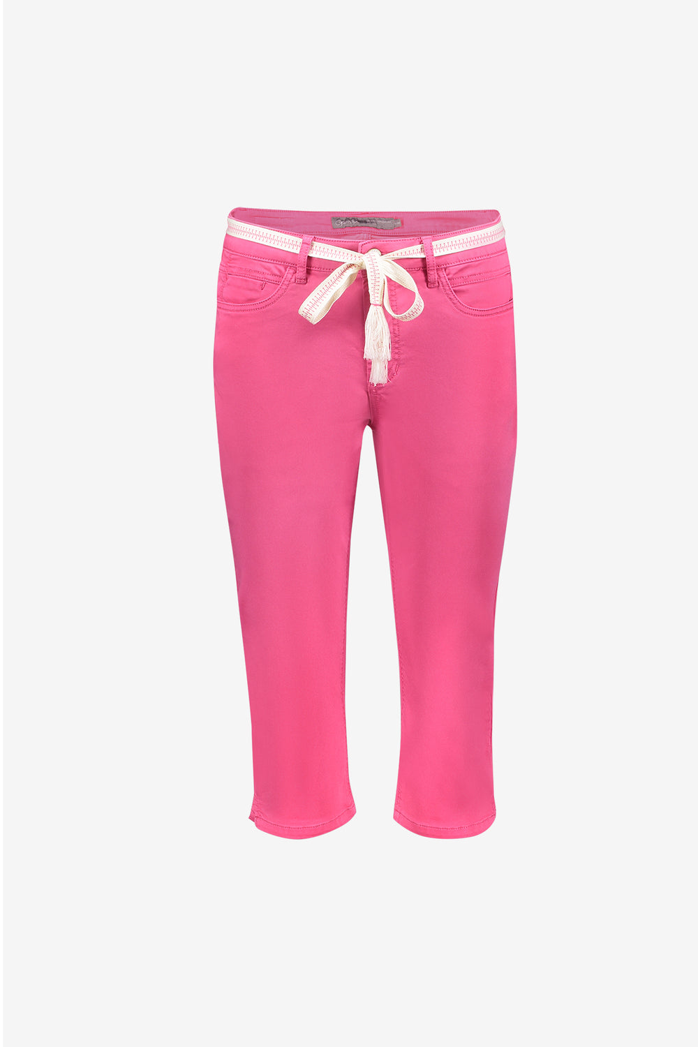 Geisha Capri-Jeans mit Bindegürtel und komfortabler Passform