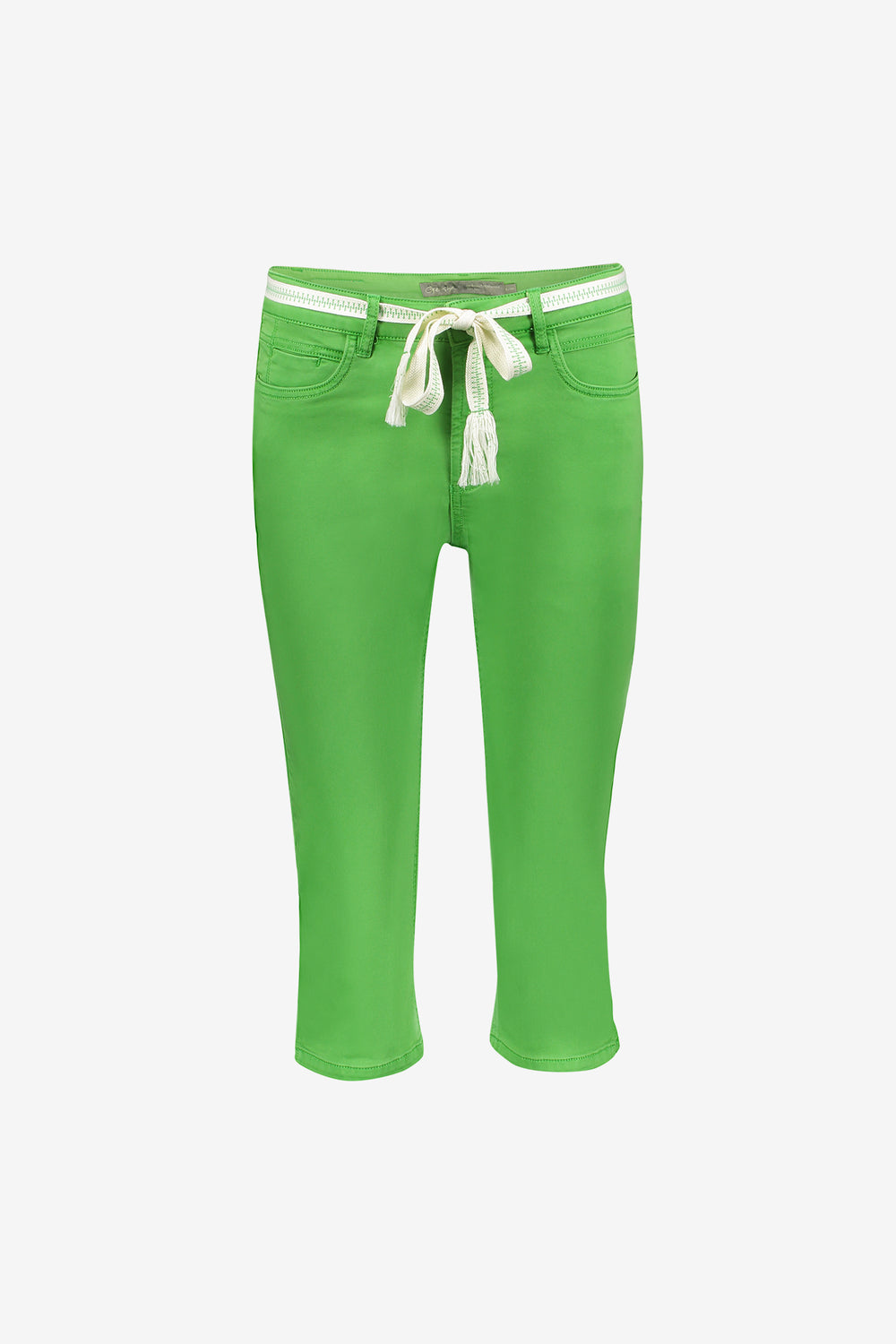 Geisha Capri-Jeans mit Bindegürtel und komfortabler Passform
