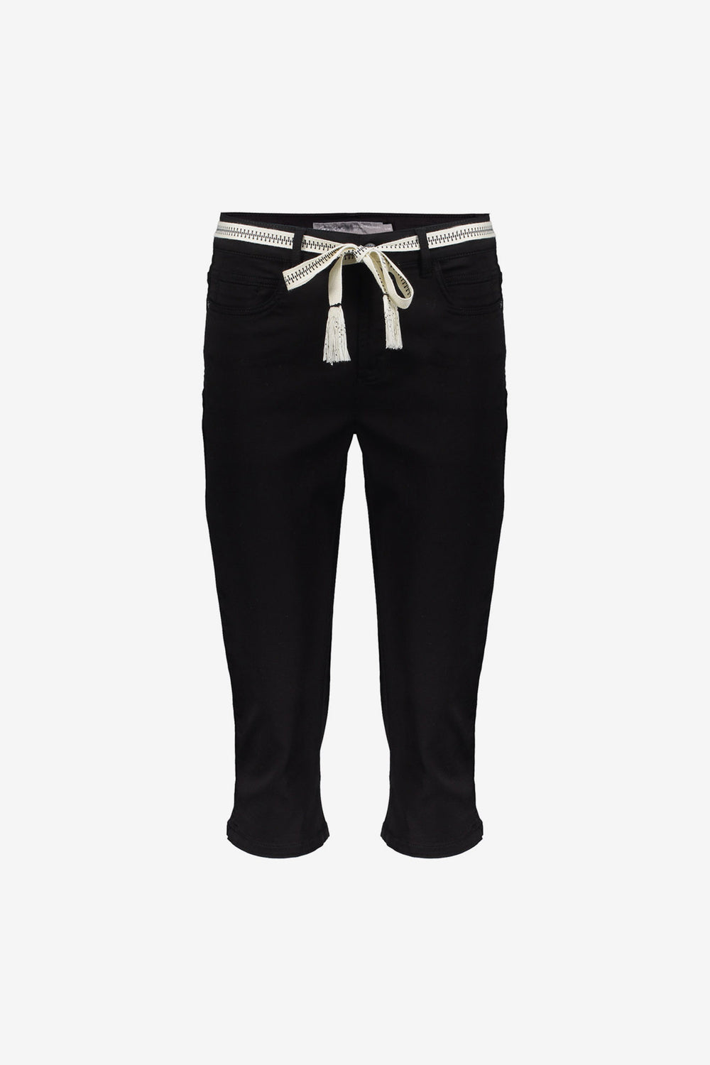 Geisha Capri-Jeans mit Bindegürtel und komfortabler Passform
