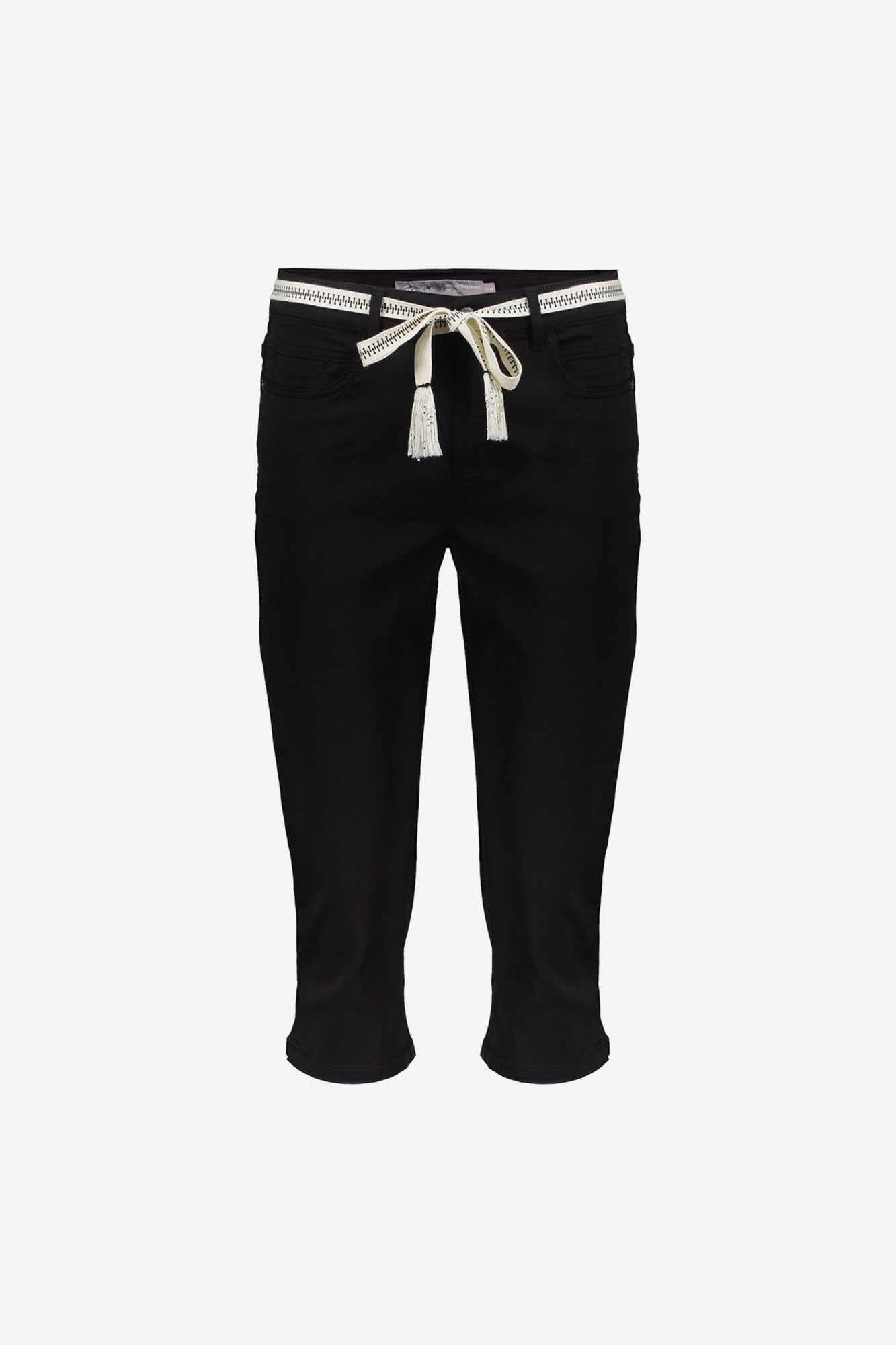 Geisha Capri-Jeans mit Bindegürtel und komfortabler Passform
