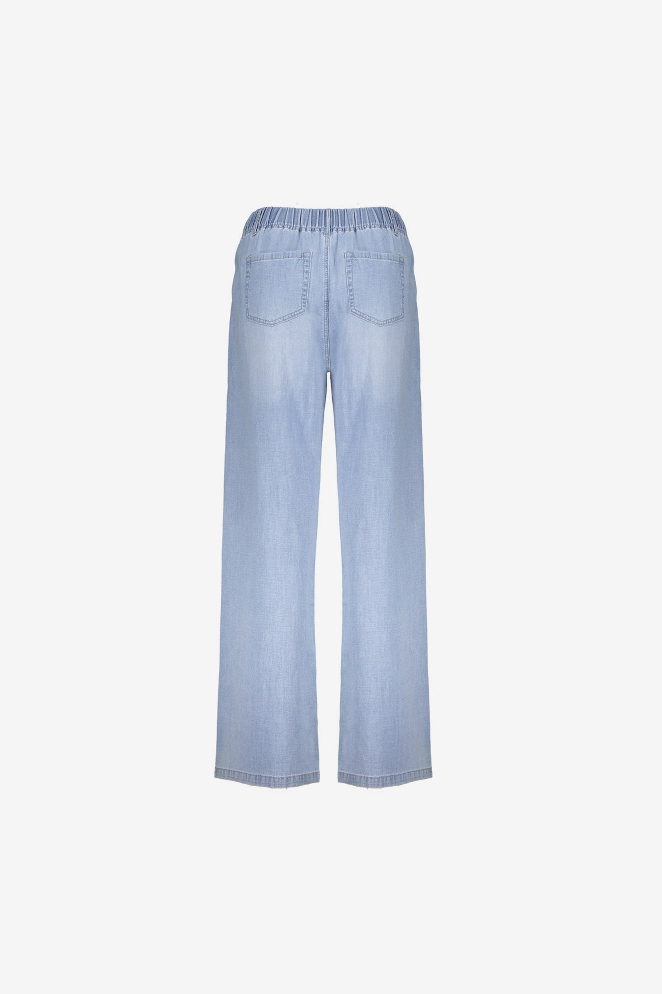 Geisha Jeans mit hoher Taille und Kordelzug