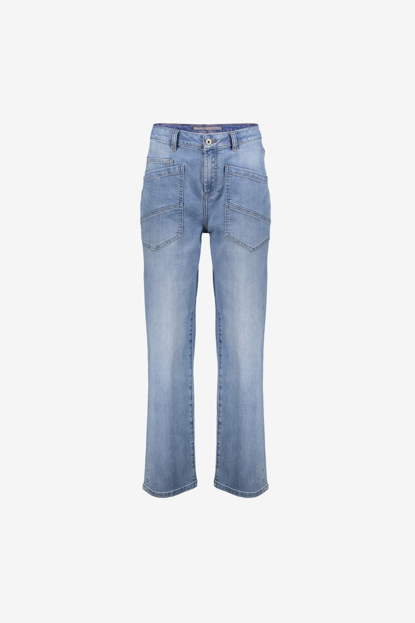 Geisha Jeans mit geradem Bein und markanten Taschendetails