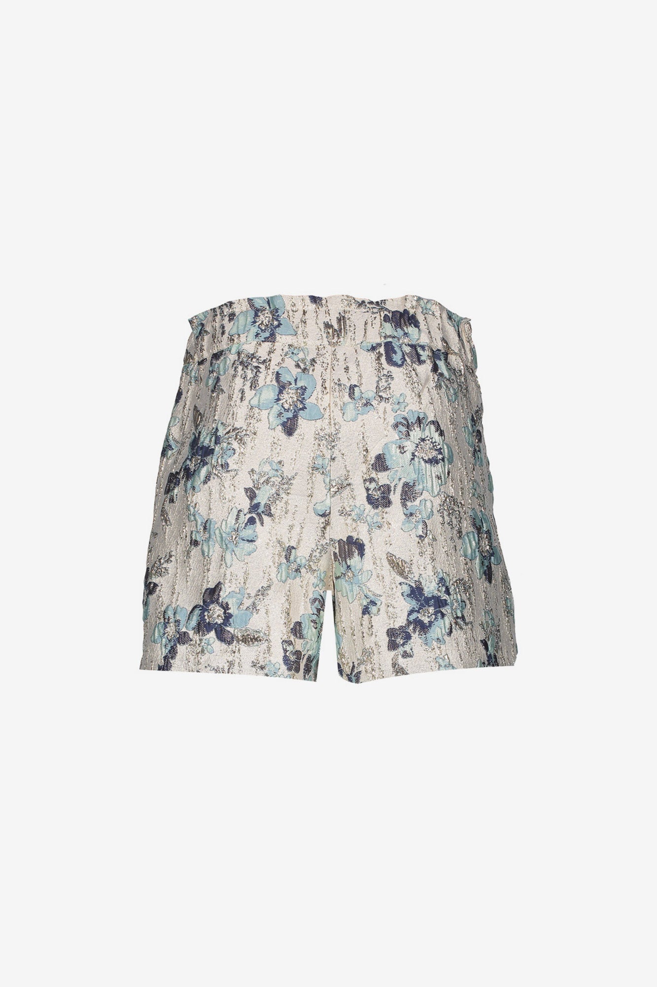 Shorts aus Geisha-Jacquard mit Glanzeffekt