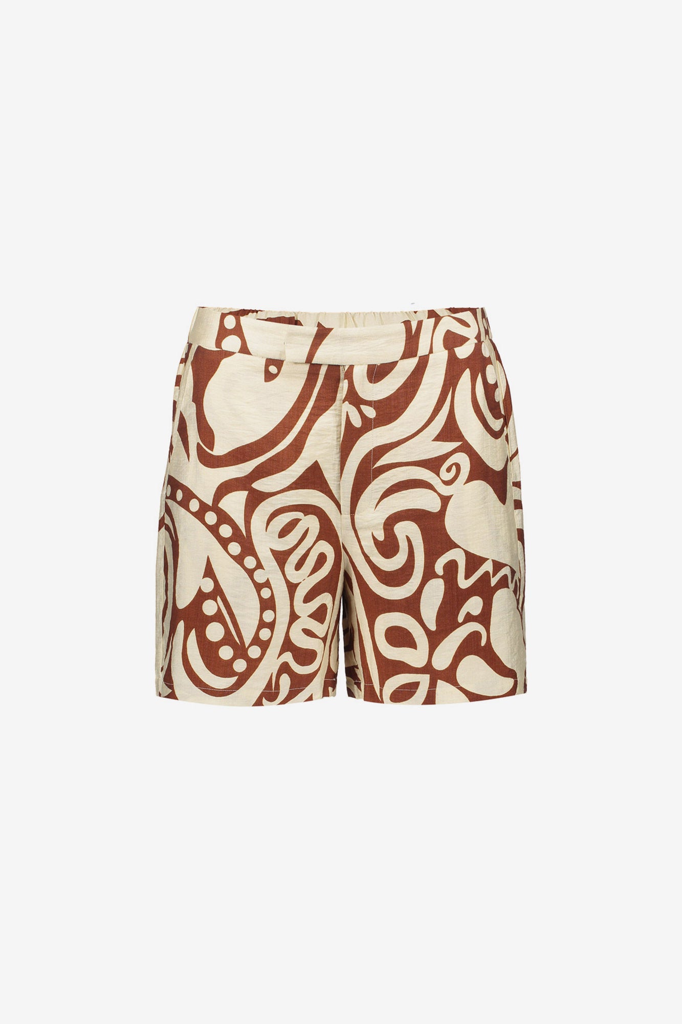 Geisha Shorts mit Bi-Color Swirlprint