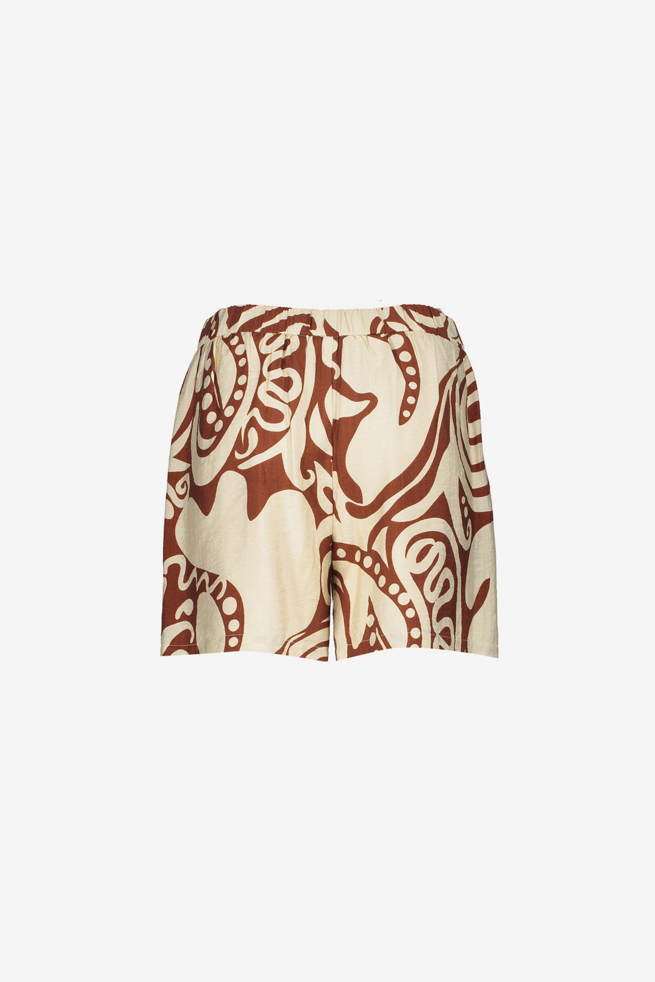 Geisha Shorts mit Bi-Color Swirlprint