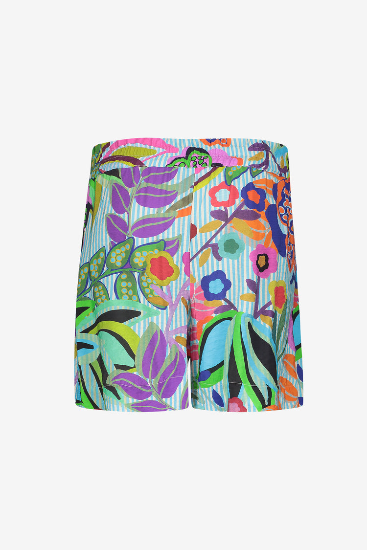 Geisha Sommershorts mit Print und Schleifendetail