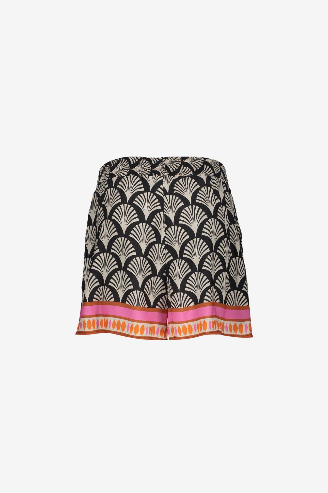 Geisha Shorts mit grafischem Print und sommerlicher Ausstrahlung
