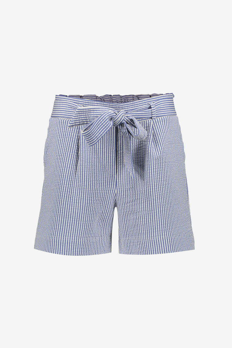 Geisha Shorts mit Streifenmuster und Schleifendetail