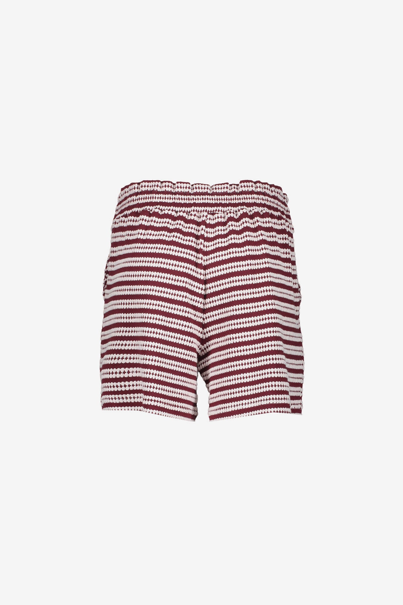 Geisha Shorts mit Streifenmuster und Bindegürtel