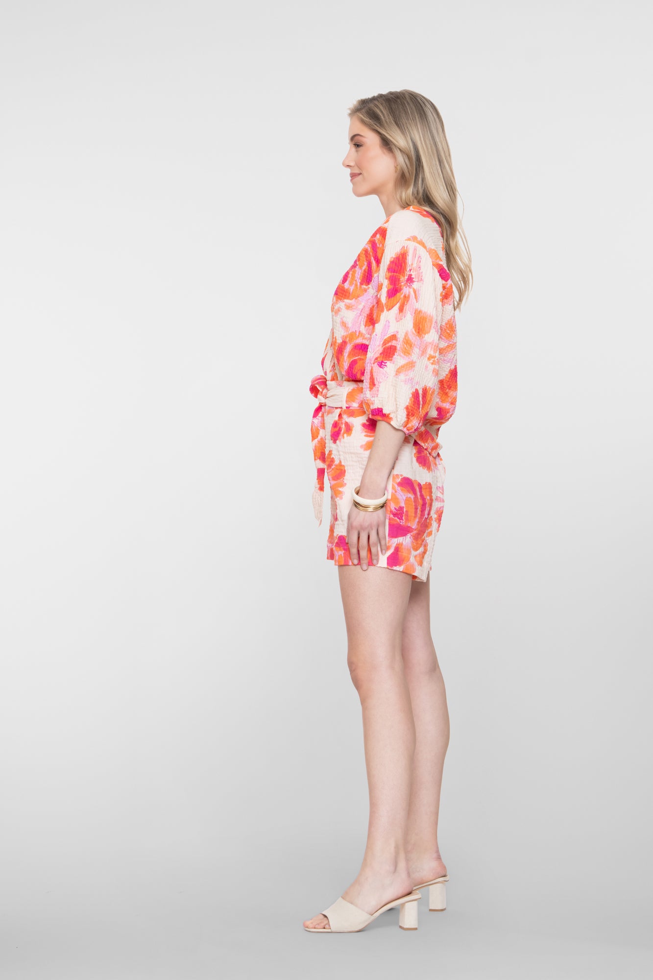 Bunte Geisha Musselin Shorts