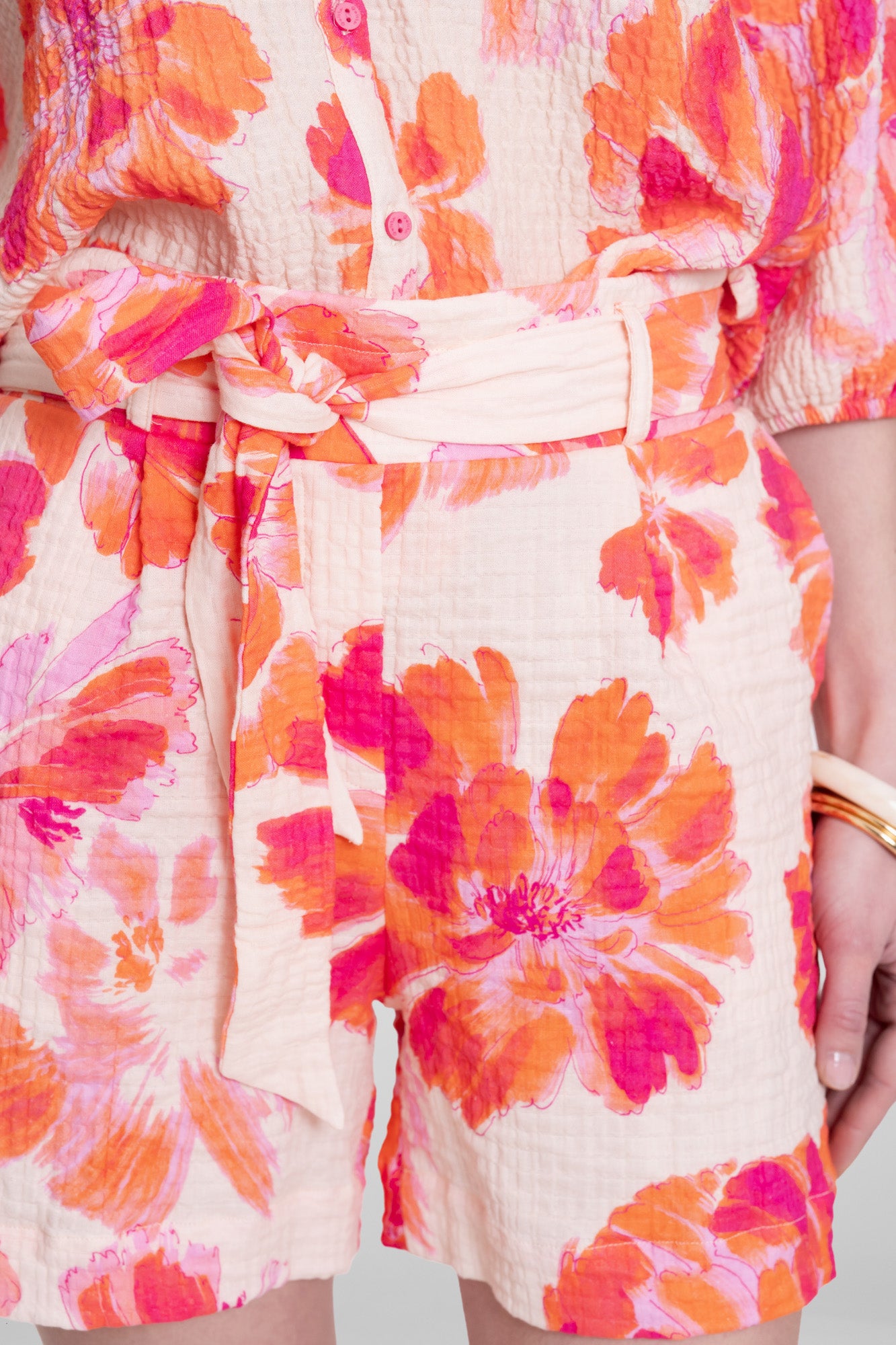 Bunte Geisha Musselin Shorts