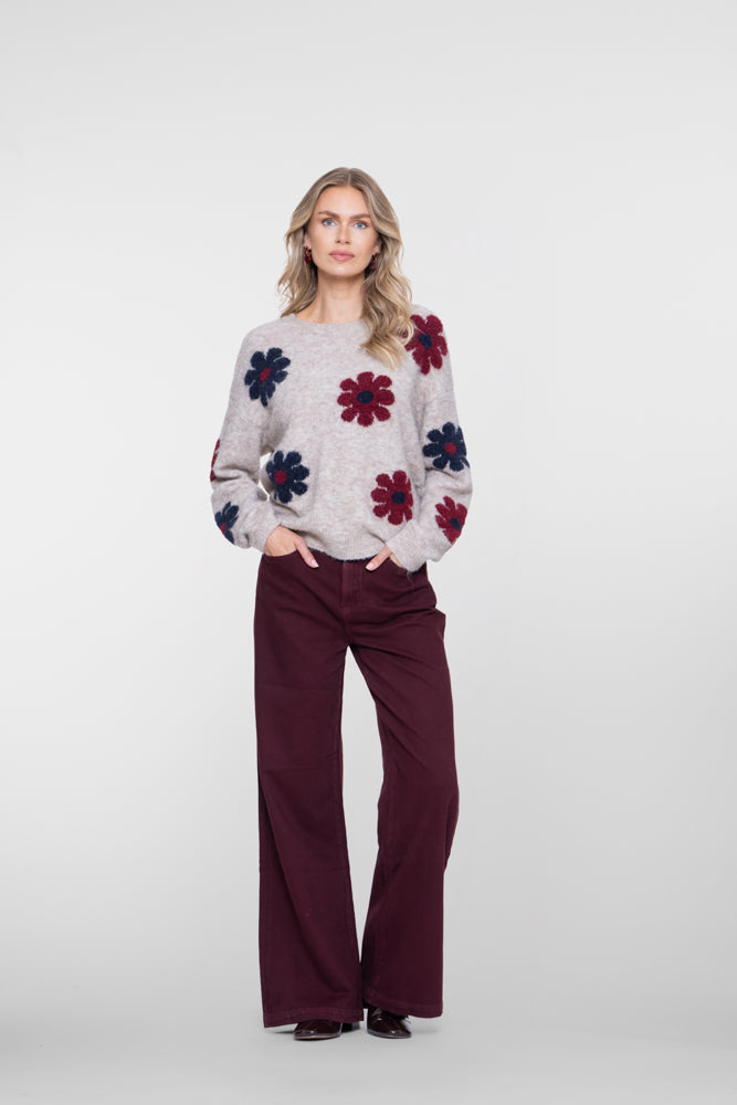 Geisha jeans met uitlopende pijpen – Shop de look