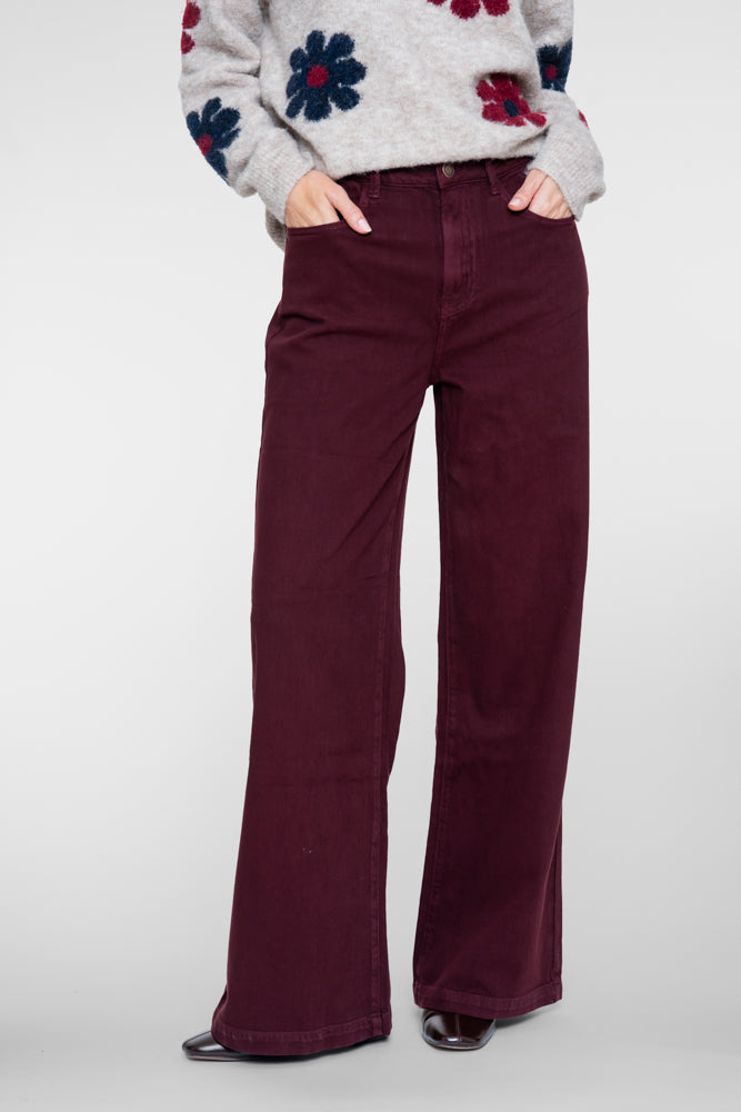 Geisha jeans met uitlopende pijpen