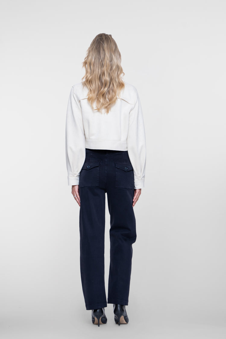Geisha Barrel Jeans mit mattem Soft-Finish