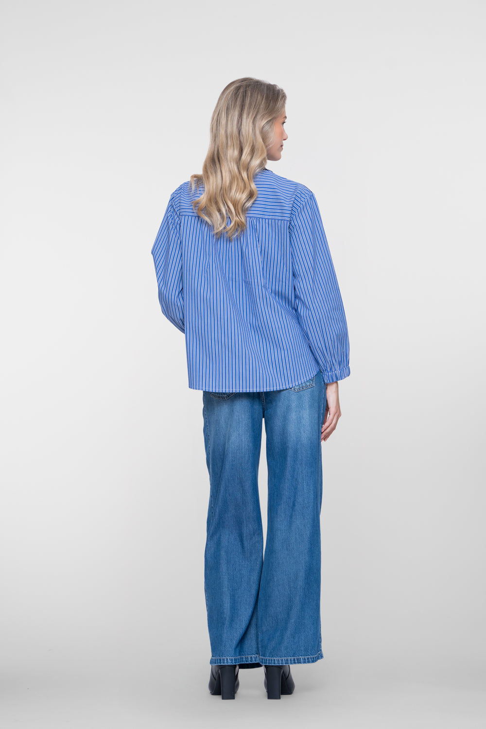 Geisha Damen Wide Leg Jeans mit hoher Taille