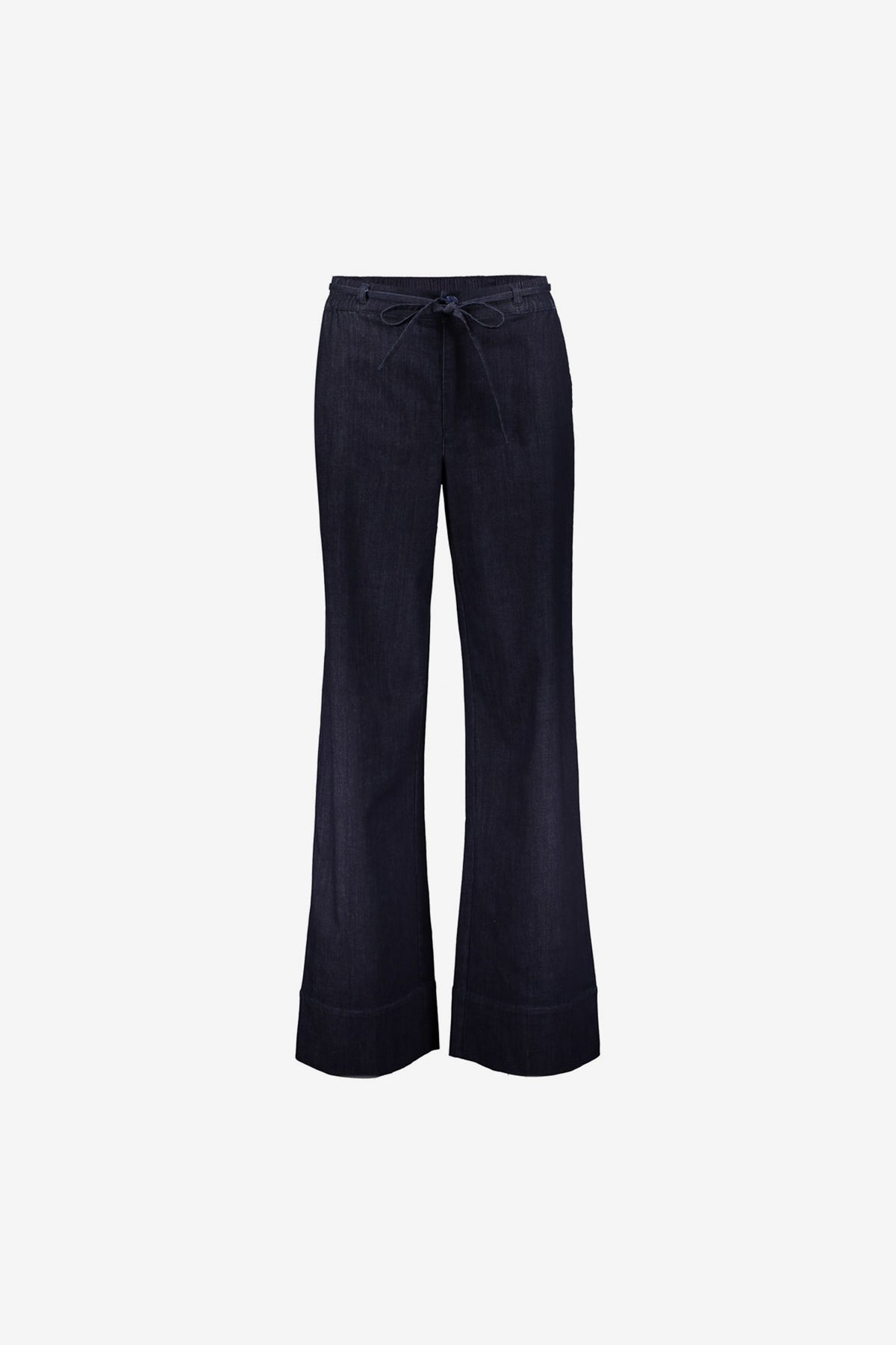 Geisha wide leg jeans met striksluiting en wijde pijpen