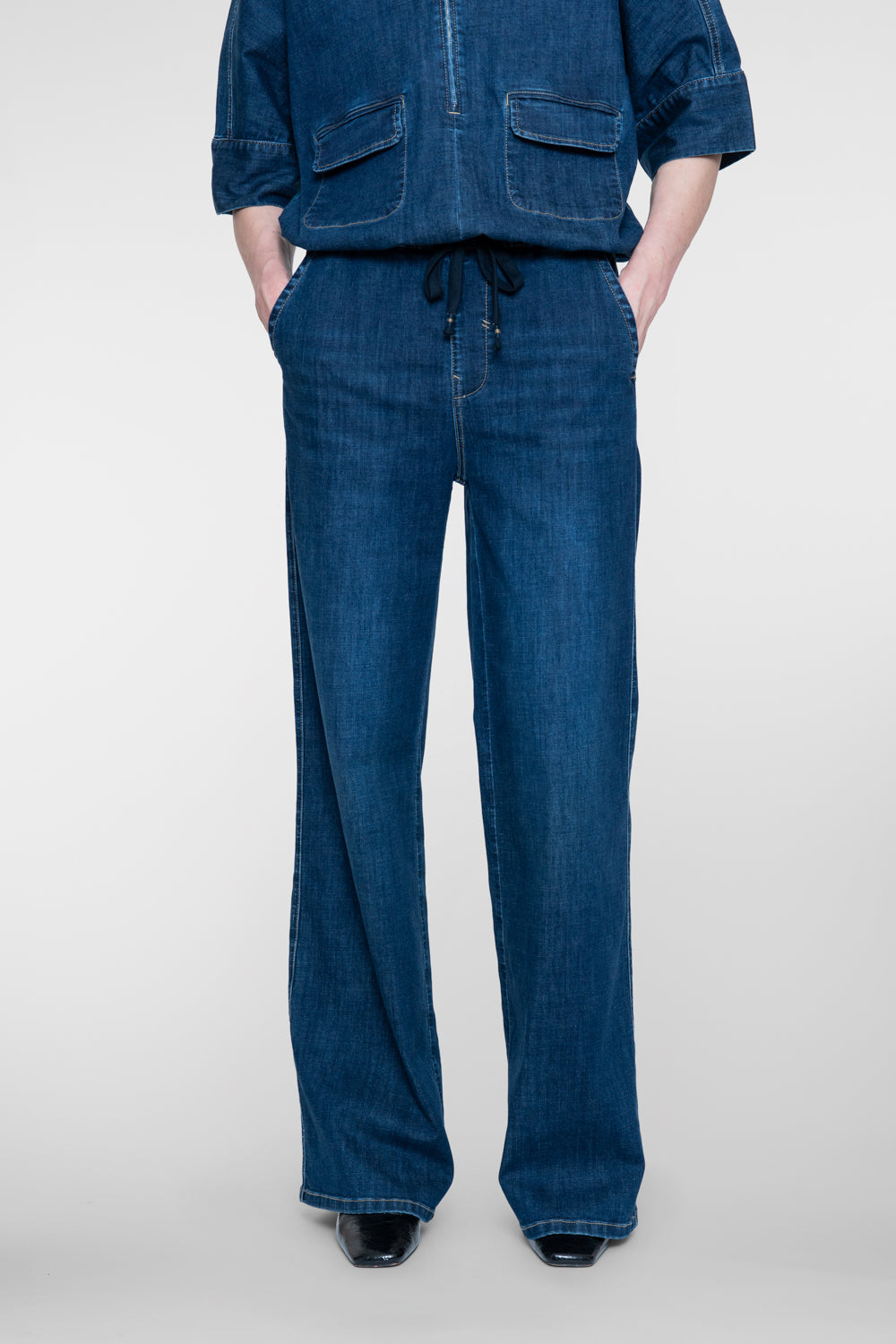 Geisha bequeme Jeans mit stilvollem Kordelzug