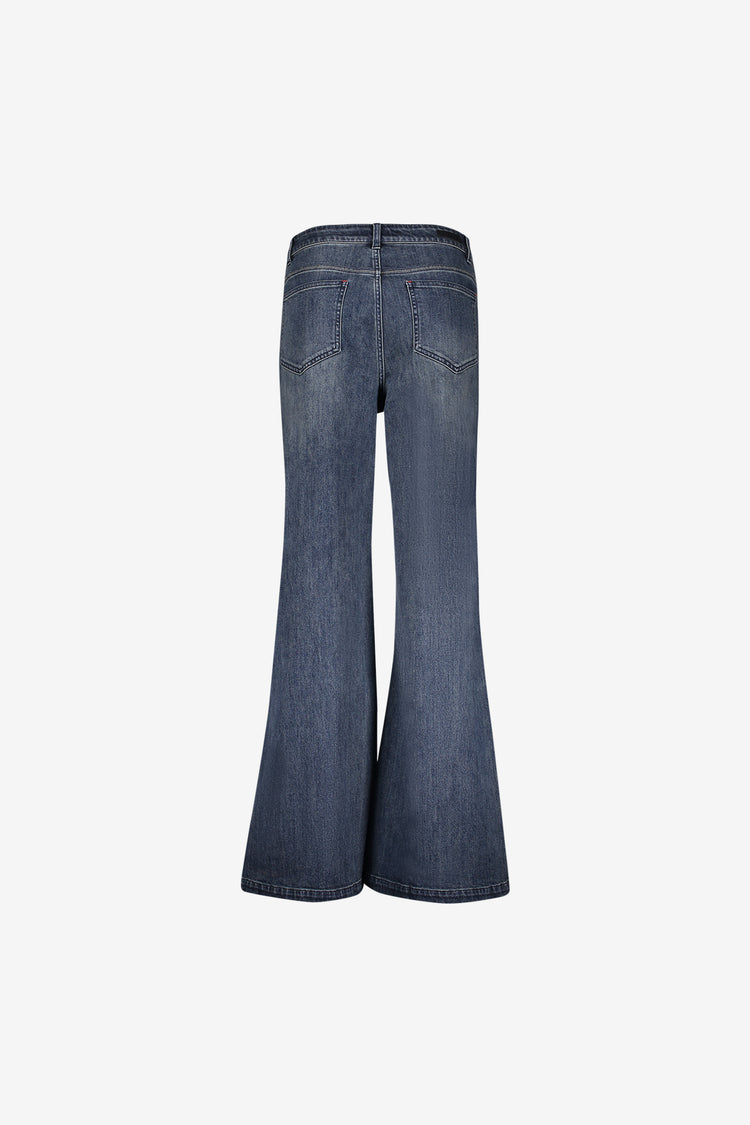 Geisha Wide Leg Jeans mit hoher Taille
