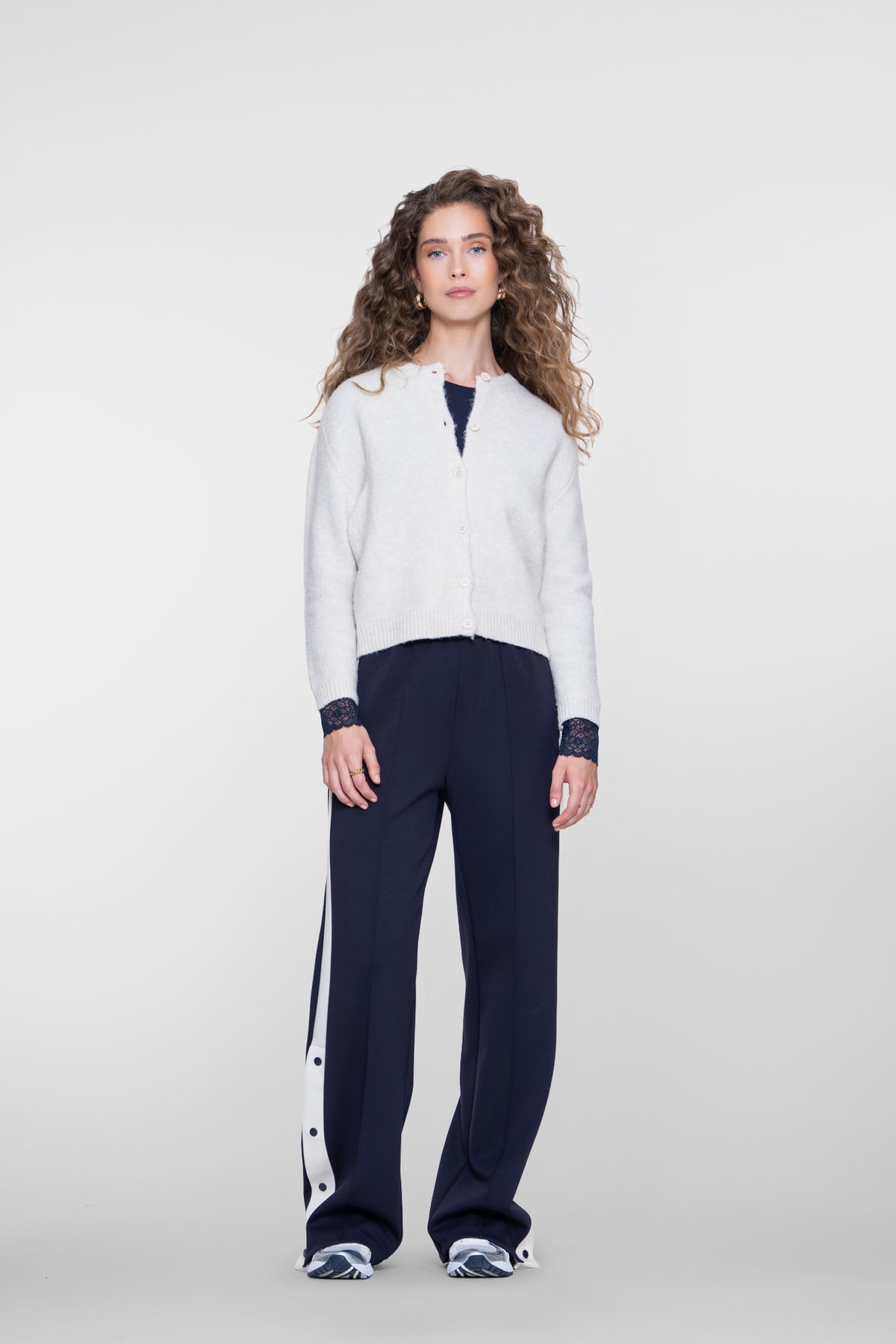 Geisha Trackpants mit sportlichem Seitenstreifen