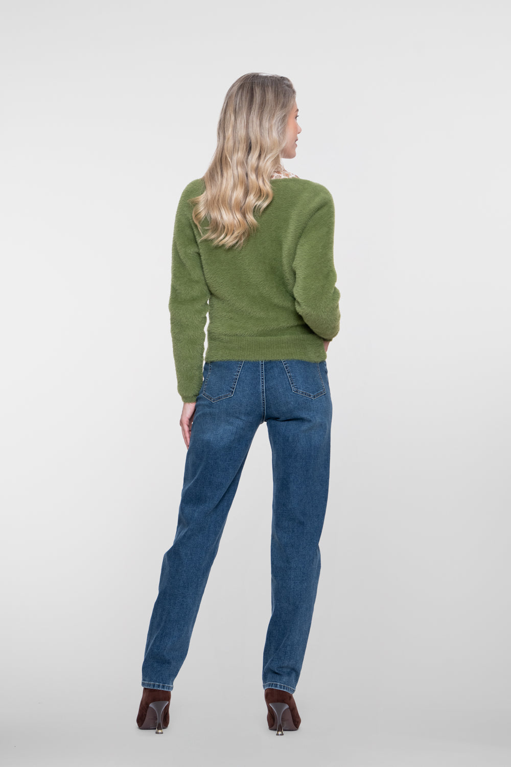 Geisha Jeans mit gerader Passform und hoher Taille