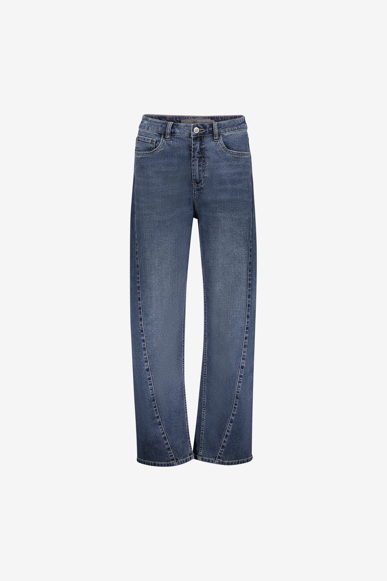 Geisha Barrel Jeans mit Ziernähten