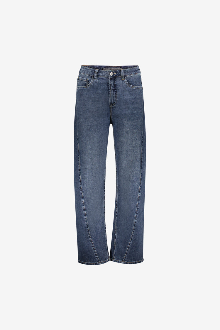 Geisha Barrel Jeans mit Ziernähten