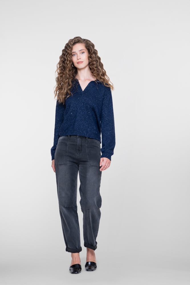 Geisha Baggy Jeans mit großen Taschen
