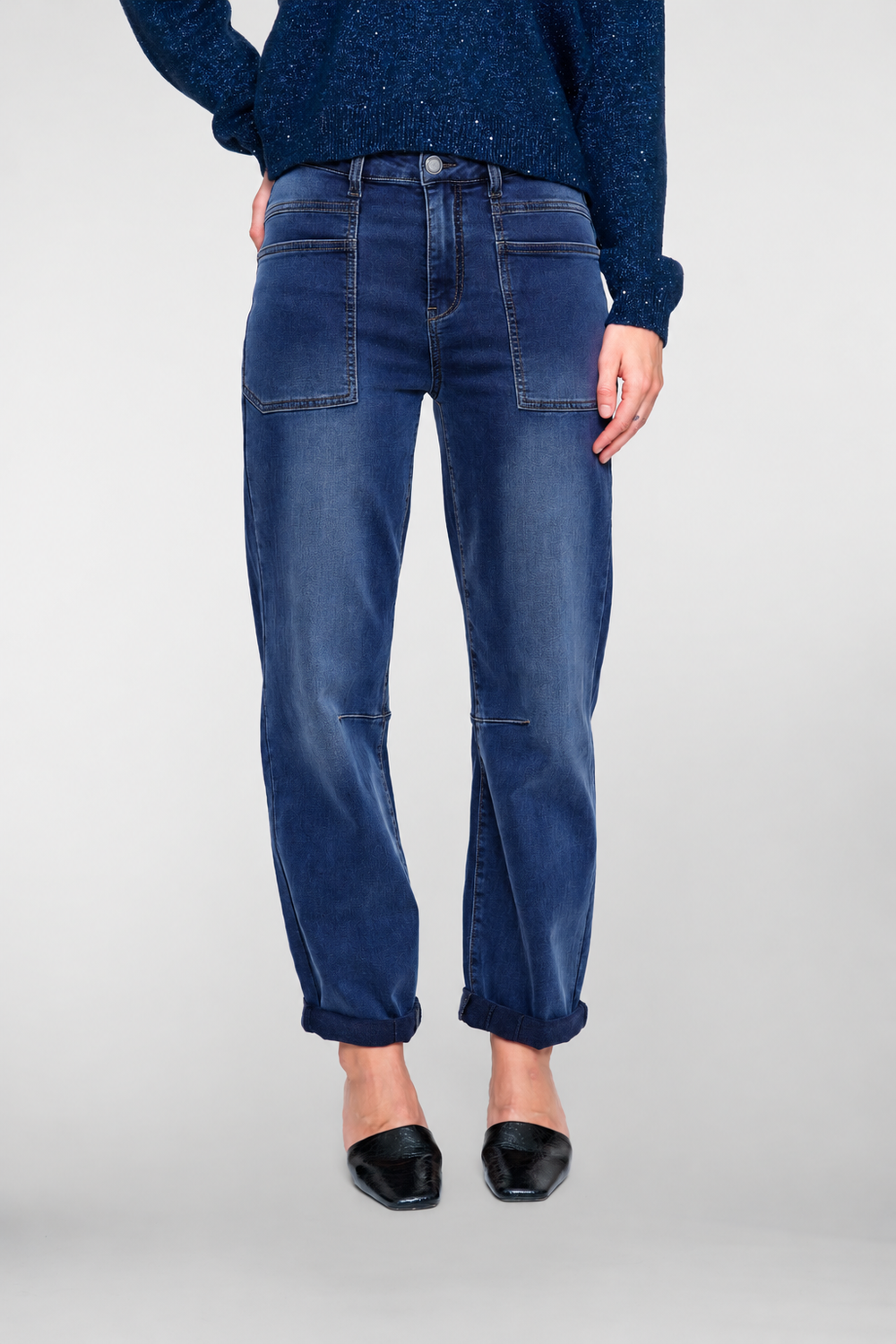 Geisha Baggy Jeans mit großen Taschen