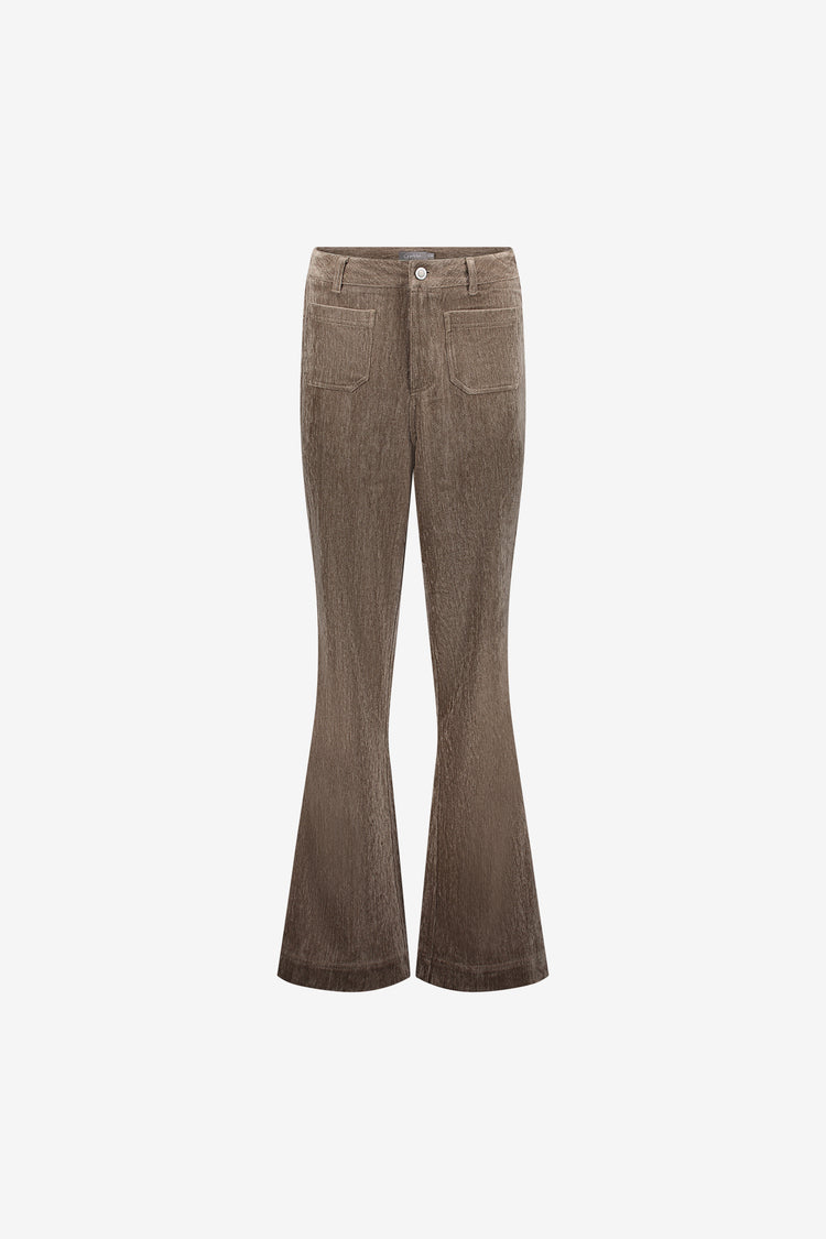 Geisha Velours-Pantalon mit elastischem Bund