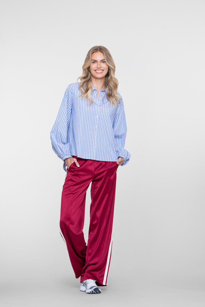 Geisha Trackpants mit kontrastierendem Seitenstreifen