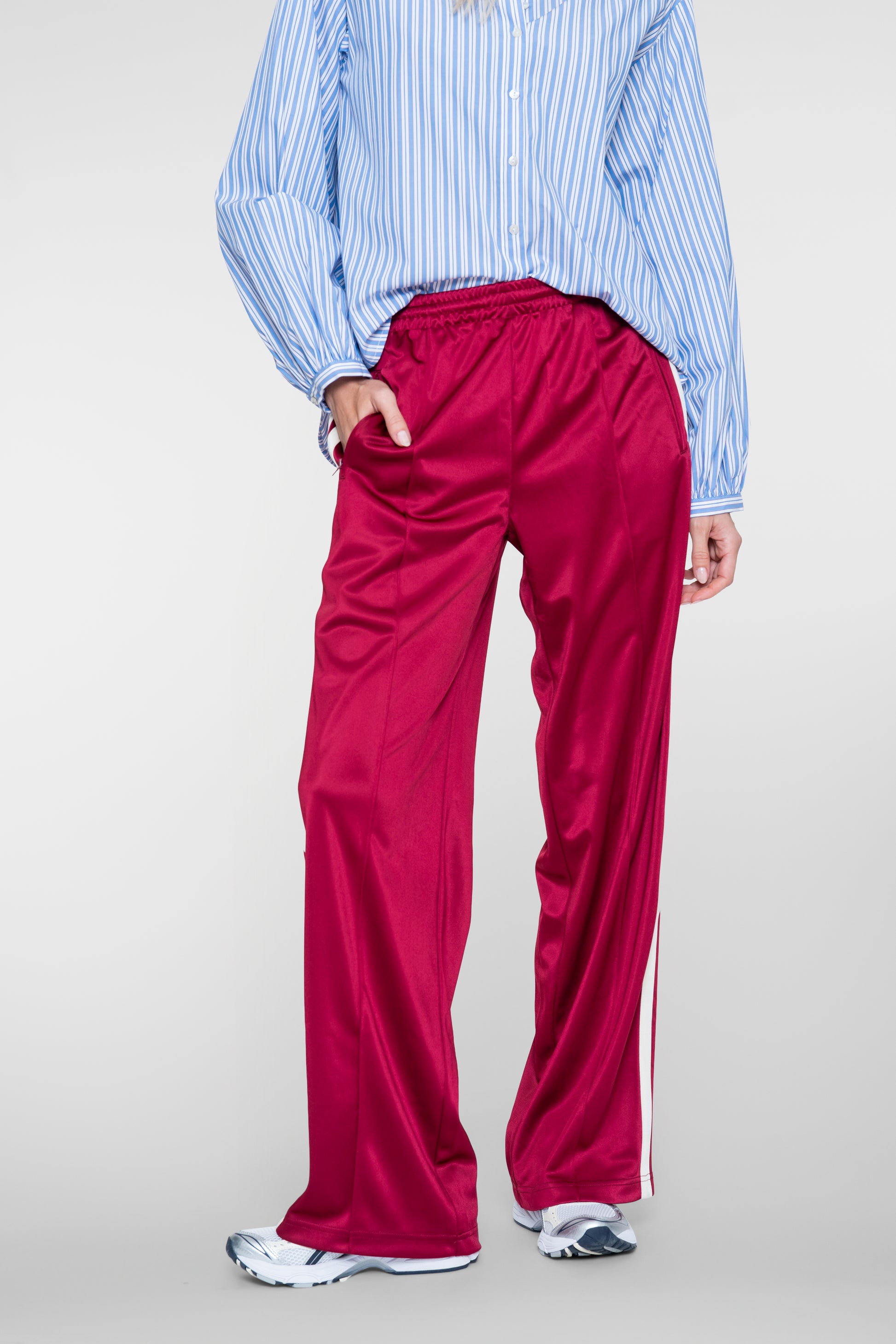 Geisha Trackpants mit kontrastierendem Seitenstreifen