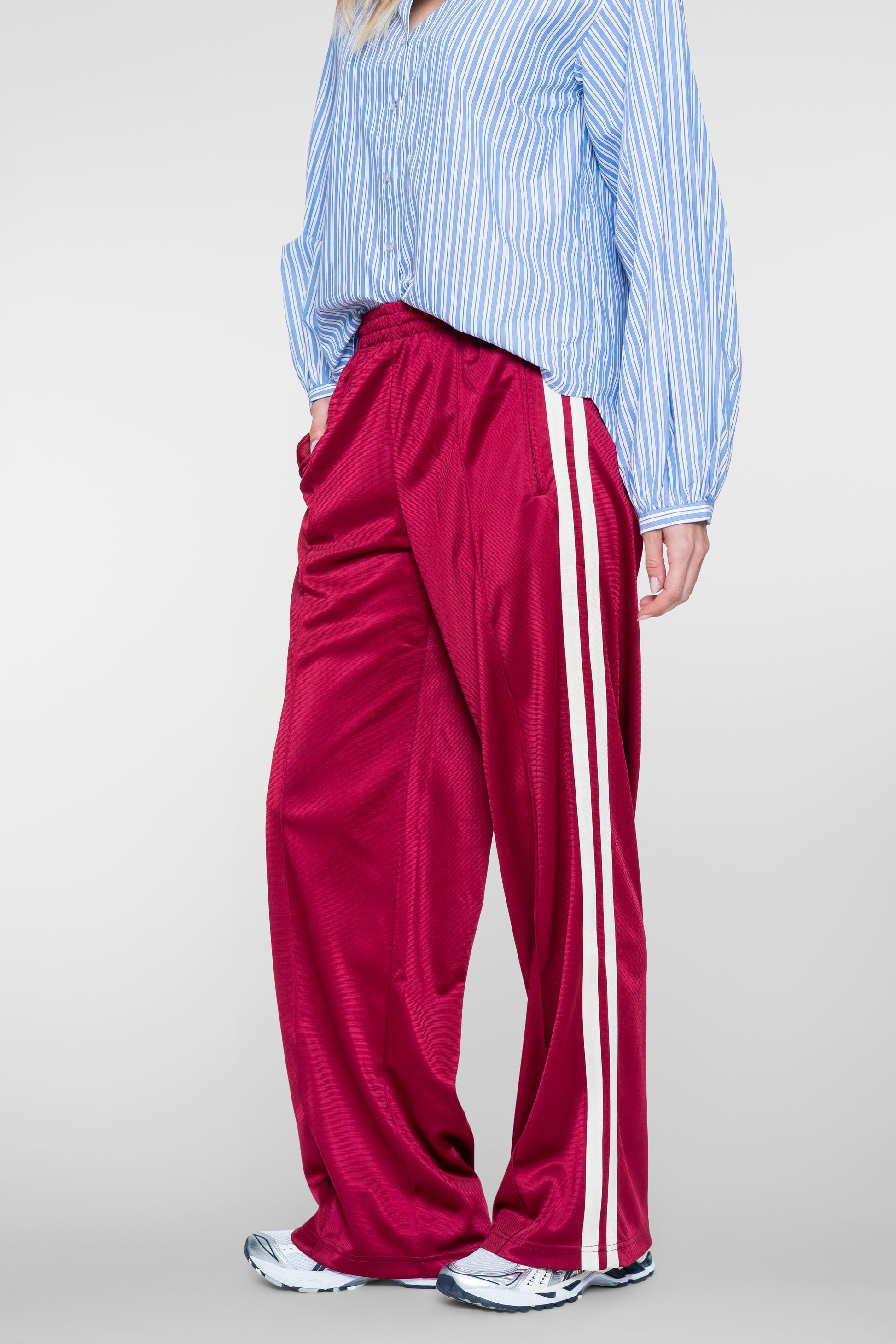 Geisha Trackpants mit kontrastierendem Seitenstreifen