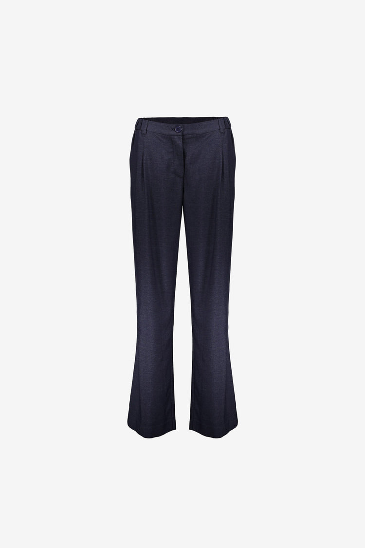 Geisha Pantalon mit ausgestelltem Bein