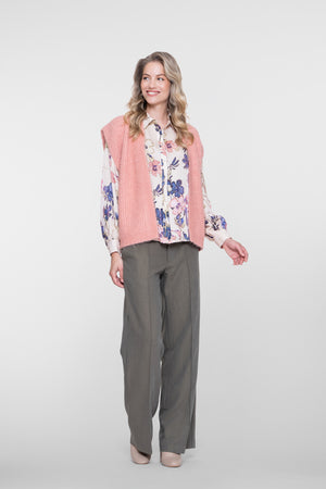 Geisha Pantalon mit Zierkordel und stilvollen Details
