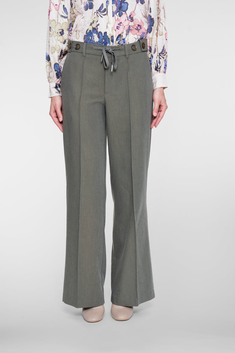 Geisha Pantalon mit Zierkordel und stilvollen Details