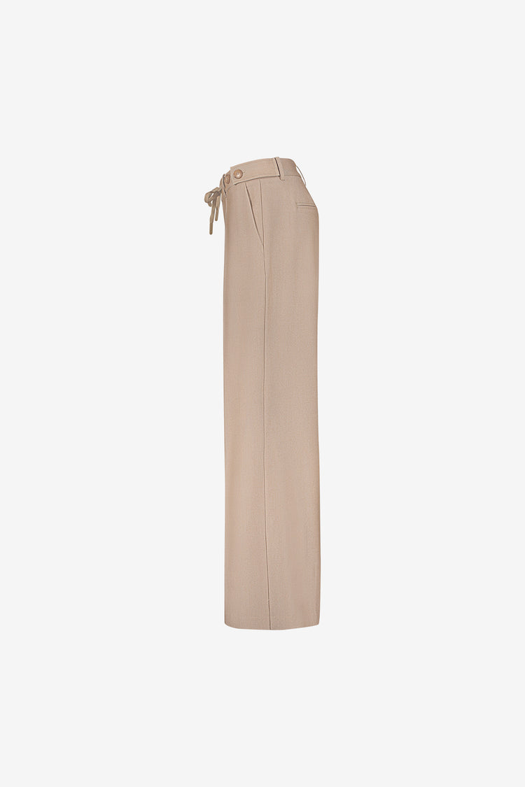 Geisha Wide Leg Pantalon mit Schleifenverschluss und bequemer Passform