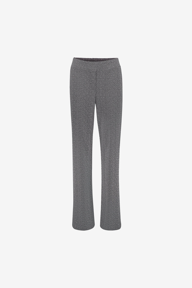 Geisha melierte Pantalon mit elastischem Bund
