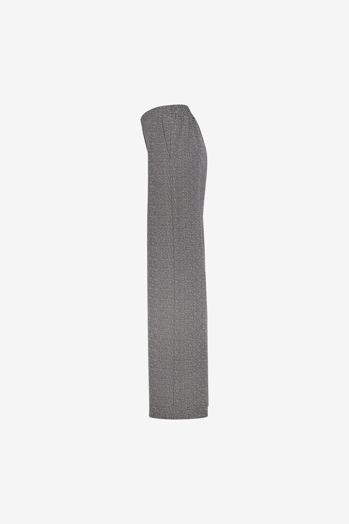 Geisha melierte Pantalon mit elastischem Bund