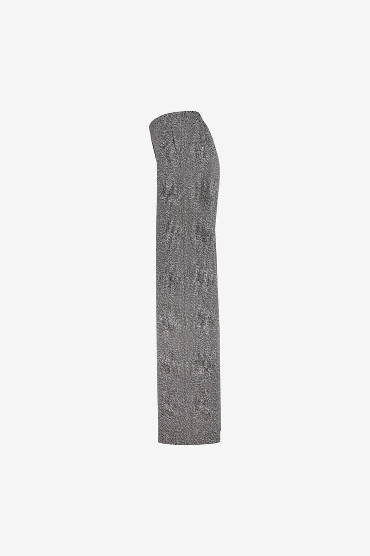 Geisha melierte Pantalon mit elastischem Bund