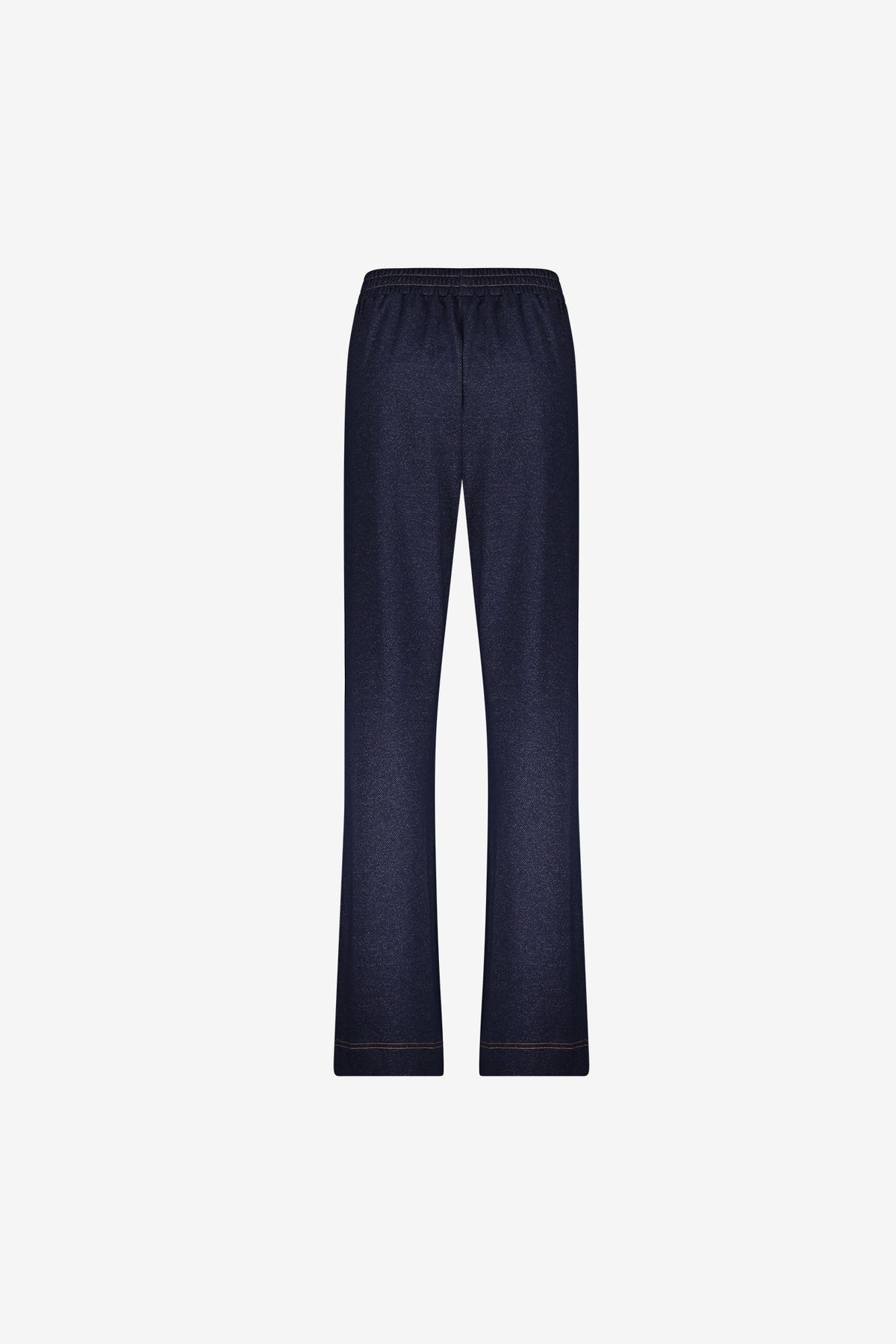 Geisha Pantalon mit elastischem Bund und Denim-Optik